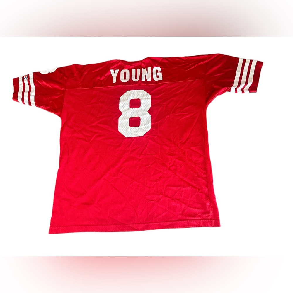 Champion Men San Fransisco 49ers Steve Young Jersey Sz 48 - Picture 2 of 7